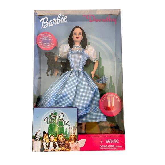 Vintage 1999 Barbie as Dorothy The Wizard of Oz Doll New In Box - Picture 1 of 5